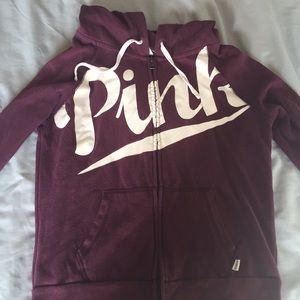 Pink hoodie